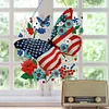DIY Independence Day Butterfly Diamond Painting Single-sided Hanging Pendant