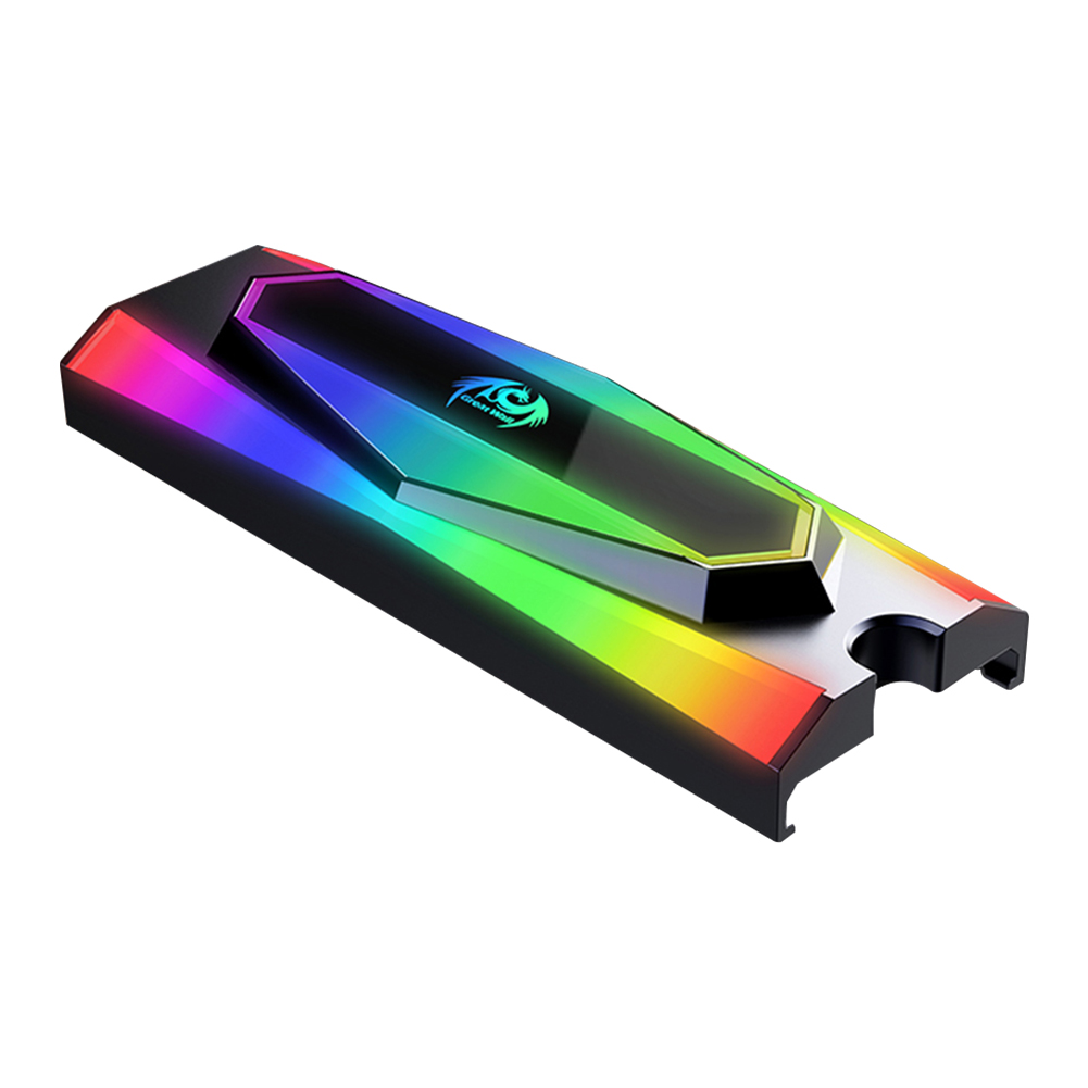 

Great Wall M.2 2280 SSD Heatsink Cooler Aluminum RGB Heat Dissipation Pad, 501 Original