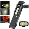 LED Ultra Slim Flashlight with Pen Clip Portable Pocket Flashlight for Hiking