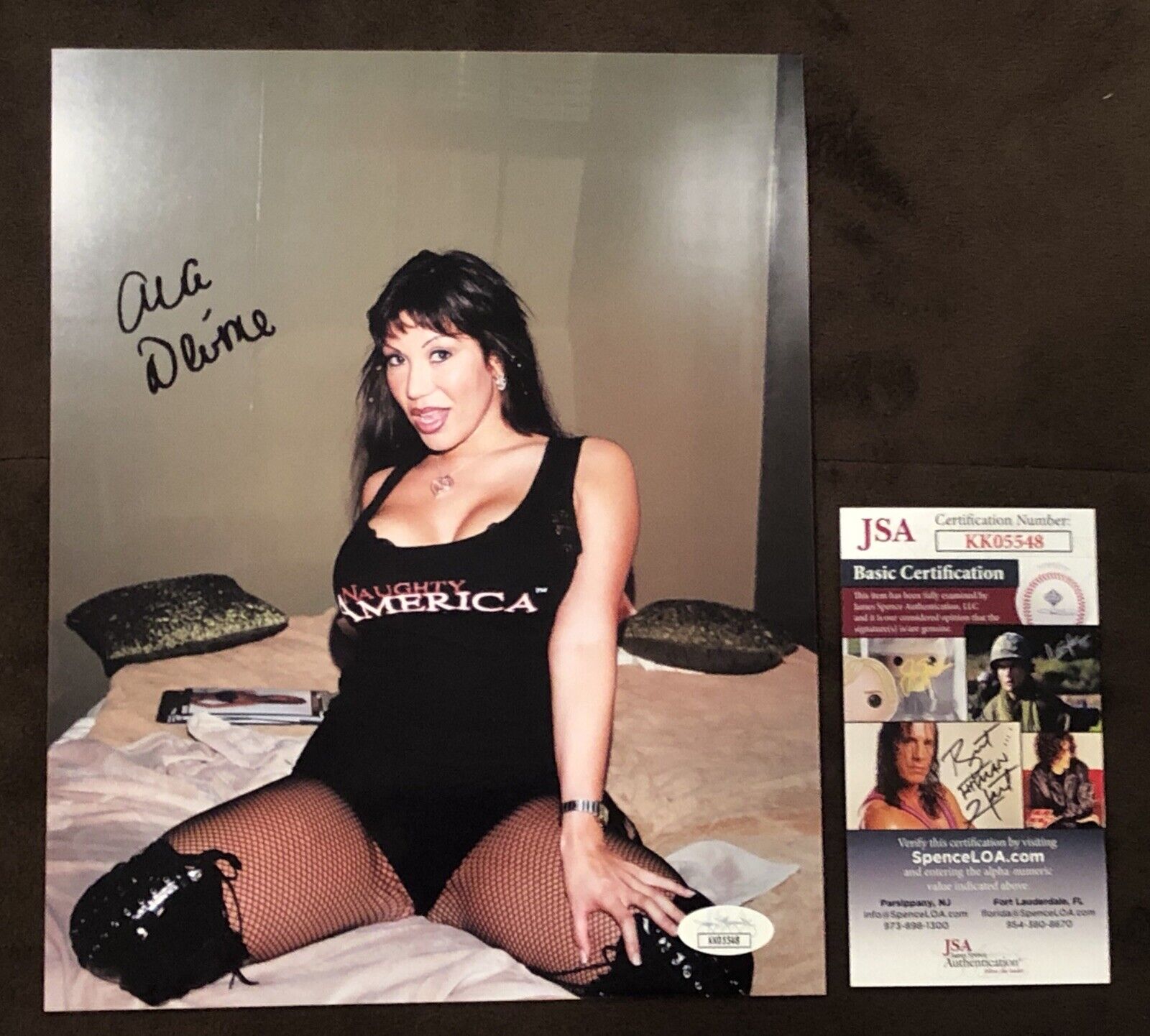 Ava Devine Signed 8x10 Photo Poster painting ADULT STAR AUTOGRAPH Candid Naughty America JSA