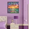 Diamond Painting-DIY Full Round Drill Colourful Sunset on the Sea