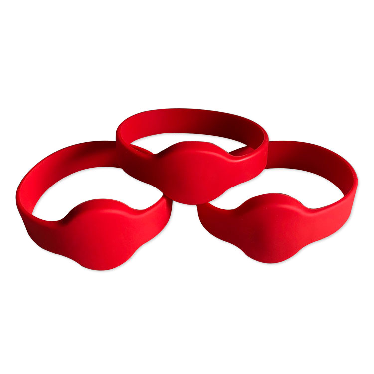 13.56mhz custom printing nfc bracelet rfid silicone wristband