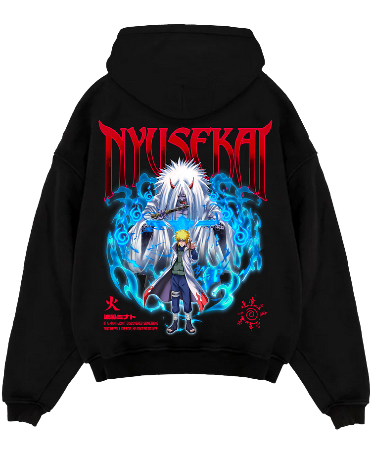 "Minato X Shiki Fuujin - N.R. Shippuden" Oversize Hoodie