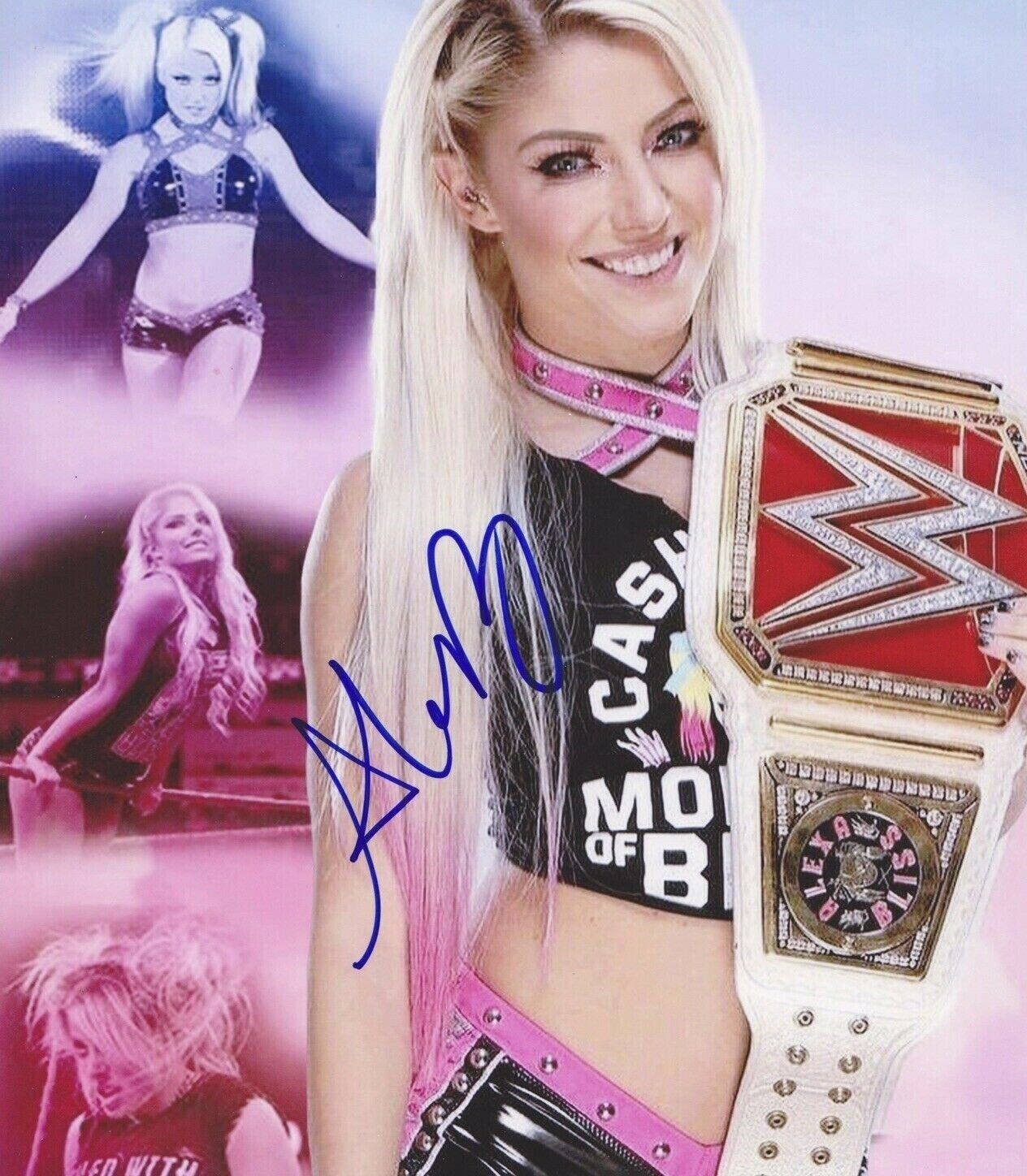 Alexa Bliss Autographed Signed 8x10 Photo Poster painting ( WWE WWF ) REPRINT