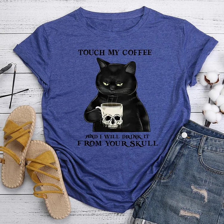 TOUCH MY COFFER funny  T-Shirt Tee-06313-Annaletters