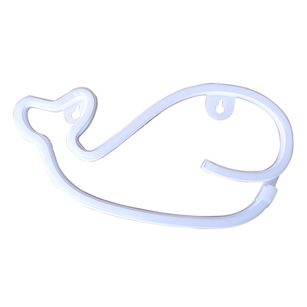 

Dolphin Whale LED Neon Light Colorful Neon Sign Night Lamp Hanging Decor, Warm white, 501 Original