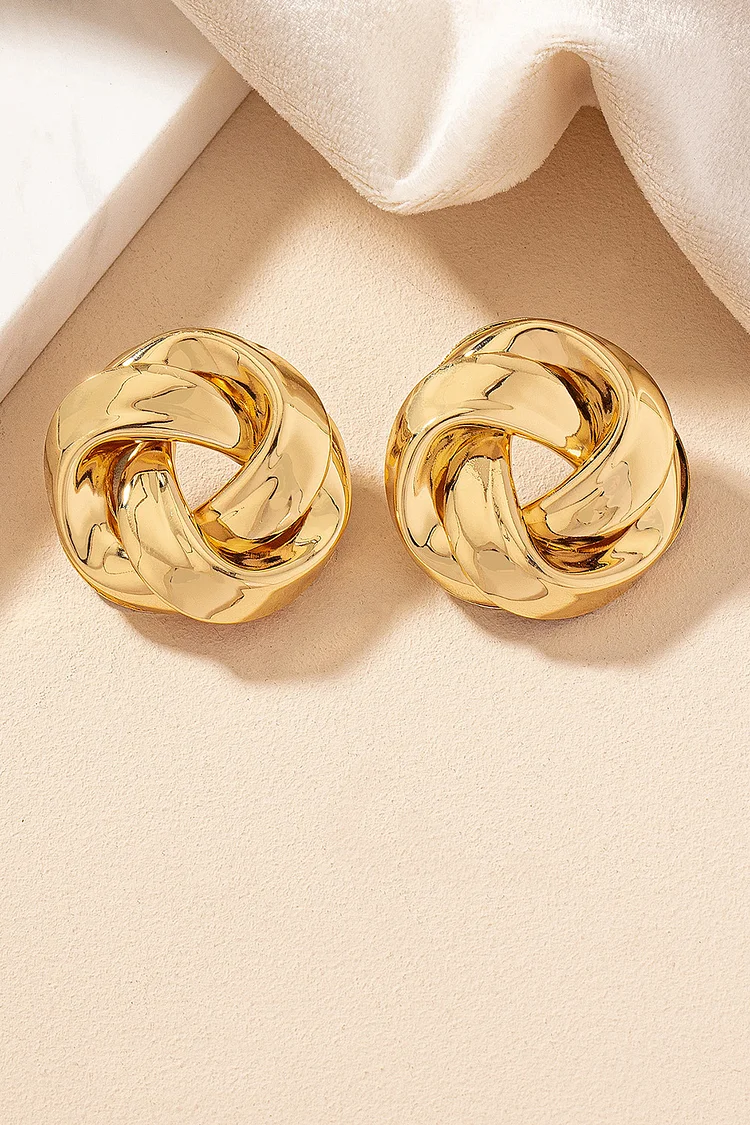 Fashion Geometric Twist Candy Earrings