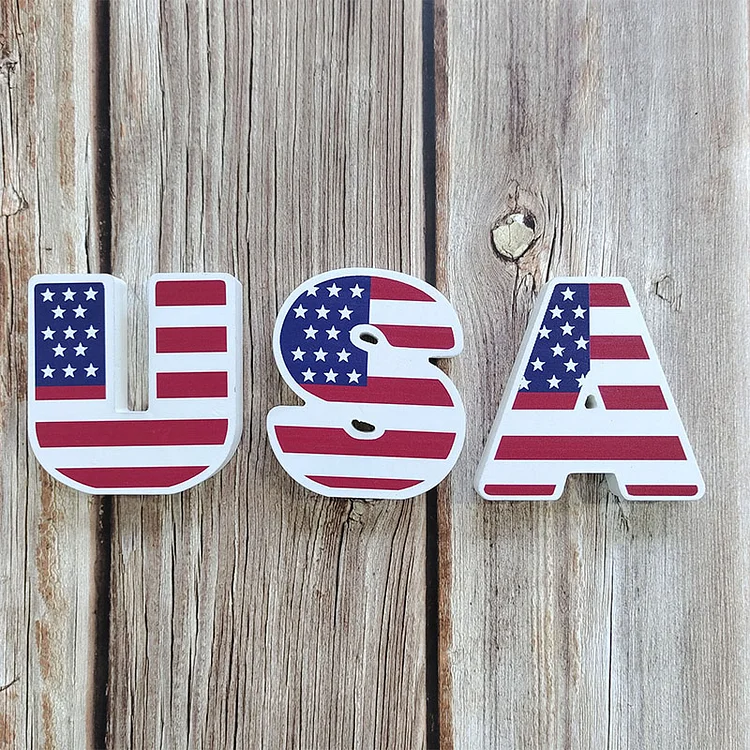 Wooden American Independence Day Decorations | AvasHome