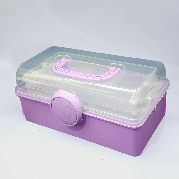 Square Diamond Painting Box Transparent Plastic Rhinestone Storage Case  Container Organizer Nail Art Beads Accessories Holder