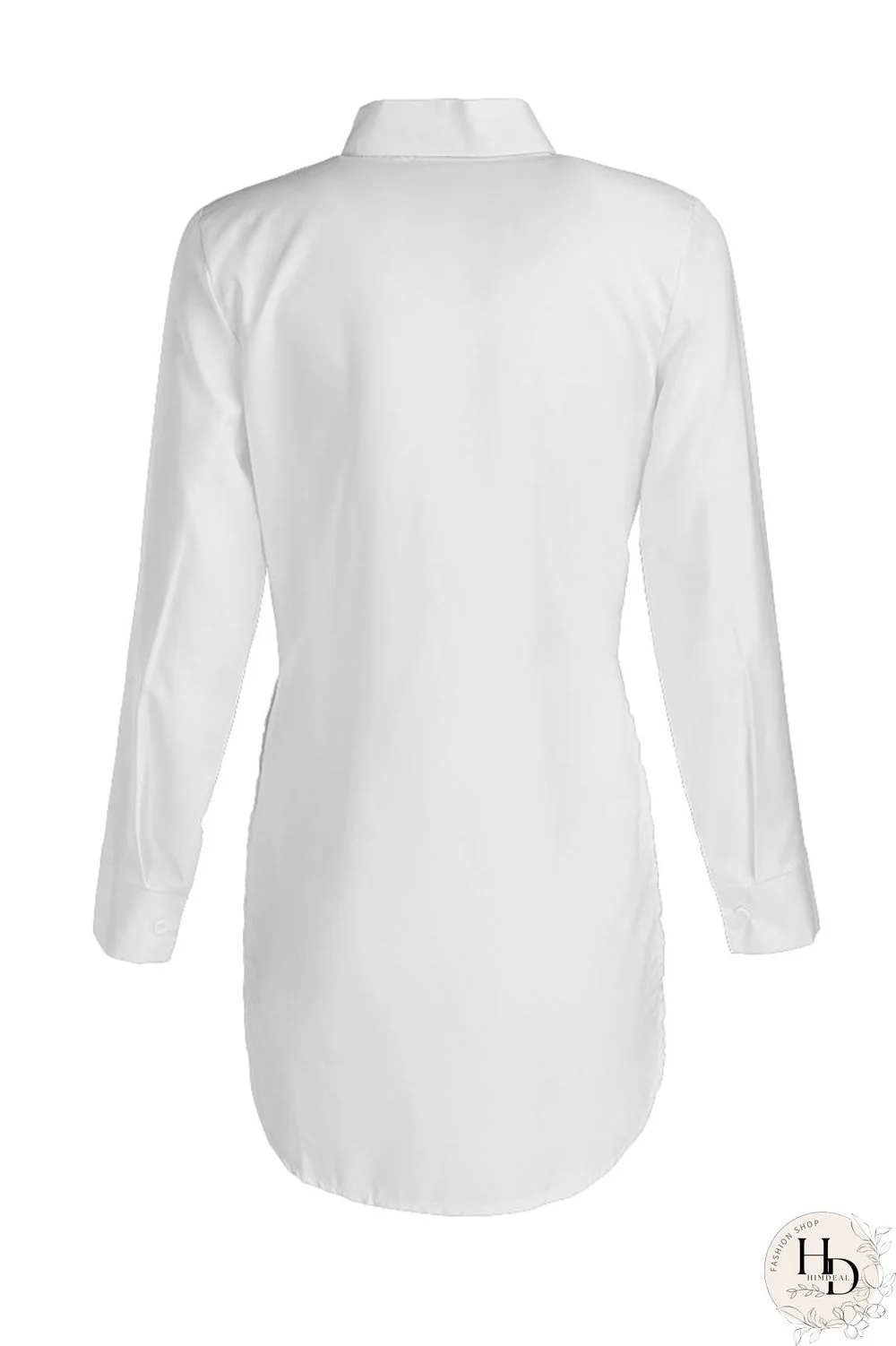 Black Pink Casual Print Patchwork Slit Turndown Collar Tops