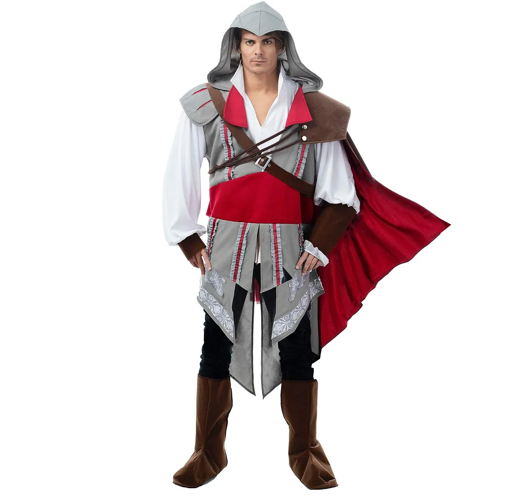 Assassin's Creed Valhalla Ezio Outfit Assassin Creed Halloween Costume for Adults