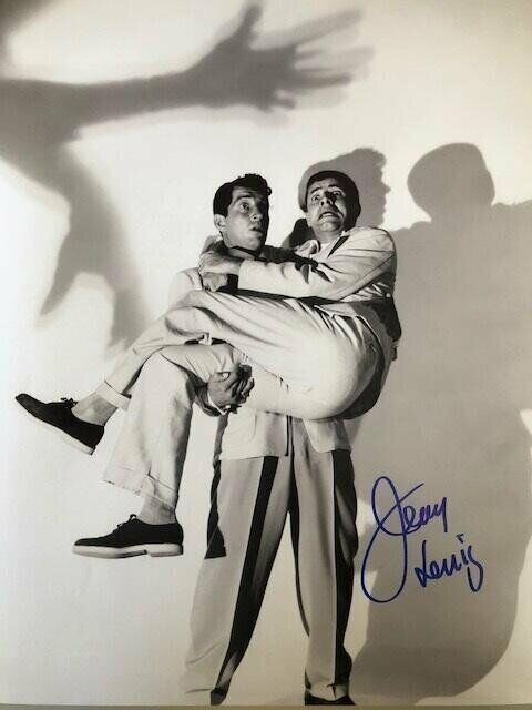 Jerry Lewis (1926-2017) 11X14 original signed Photo Poster painting 3