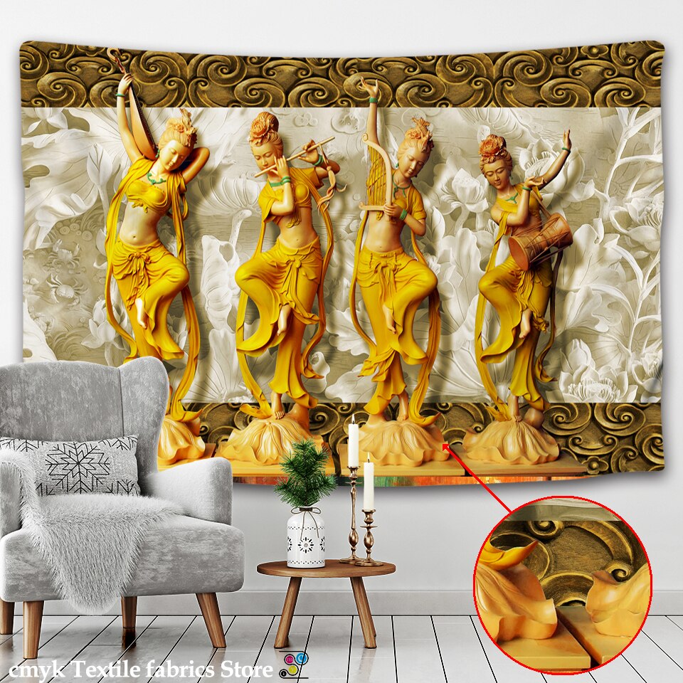 

Wall Tapestry - 3D Religion Culture-150*130cm, 501 Original