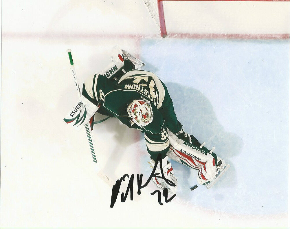 Minnesota Wild Niklas Backstrom Autographed Signed 8x10 NHL Photo Poster painting COA B