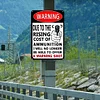Warning Due To The Price Ricing Cost Of Ammunition I Will No Longer Be Able To Offer A Warning Shot - Vintage Metal Signs(12*16Inch) - Warning