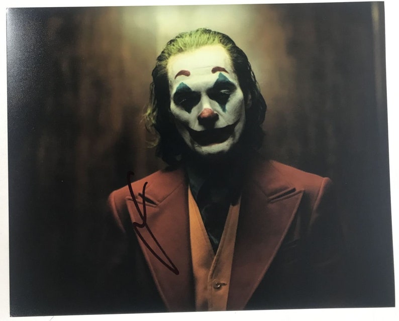 Joaquin Phoenix Signed Autographed The Joker