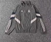 Joyfball 2024/2025 Real Madrid Windbreaker gray Soccer Jersey 1:1 Thai Quality 