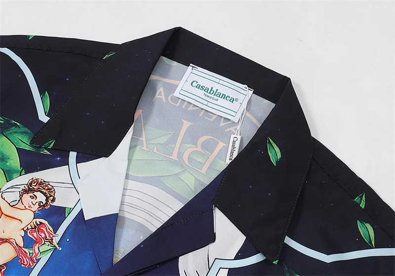 Casablanca 2023 new silk long-sleeved shirt