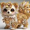 Diamond Painting-DIY Crystal Rhinestone Golden Puppy