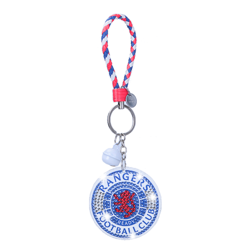 DIY Football Car Keychain Handmade Double Sided Hanging Ornament for Gifts (AA1227-2)