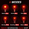 Smart Bike Rear Light 100 Lumen &ndash; with Brake/Light/Motion Sensor, 6 Modes, USB C Rechargeable, IP65 Waterproof, Mounts for Saddle & Seatpost, Donperegrino BX4 Bike Lights