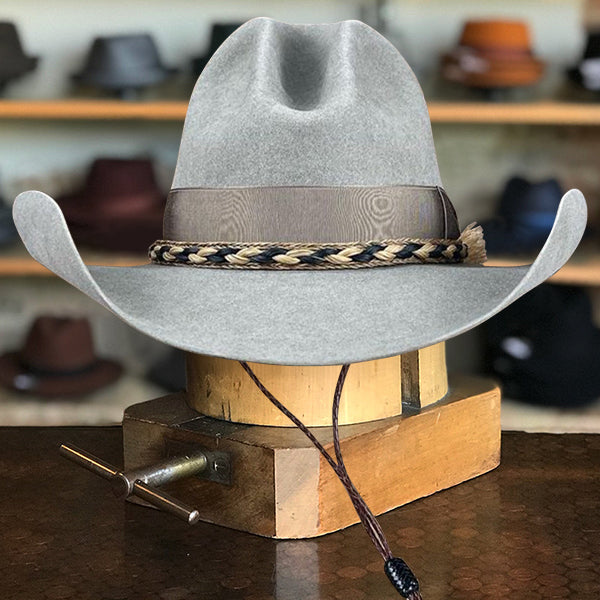 Vintage Tall Crown Felt Cowboy Hat
