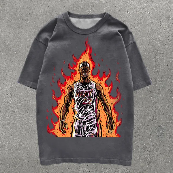 Limited Edition No. 22 Fury Flame Basketball T-Shirt