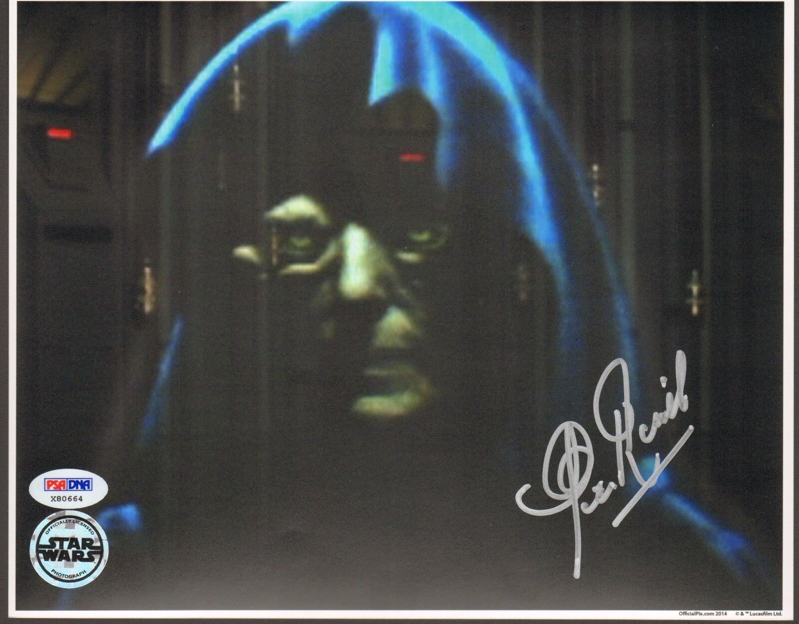 CLIVE REVILL Signed STAR WARS Emperor