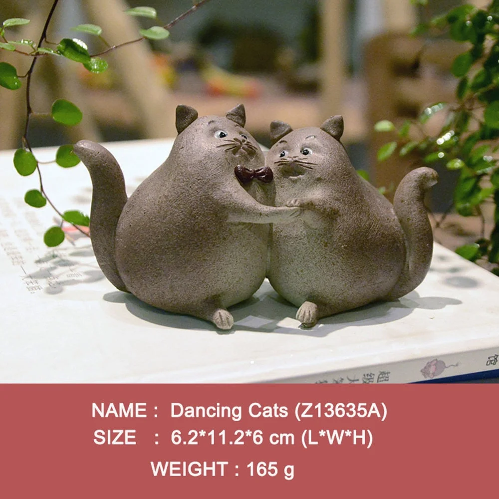 Everyday Collection Cute Animal figurine Fairy Garden Home Decoration Mini Cat Statuette Desktop Decor Girl gifts