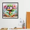 Diamond Painting -DIY Round Drill Flower Chick(40x40cm)