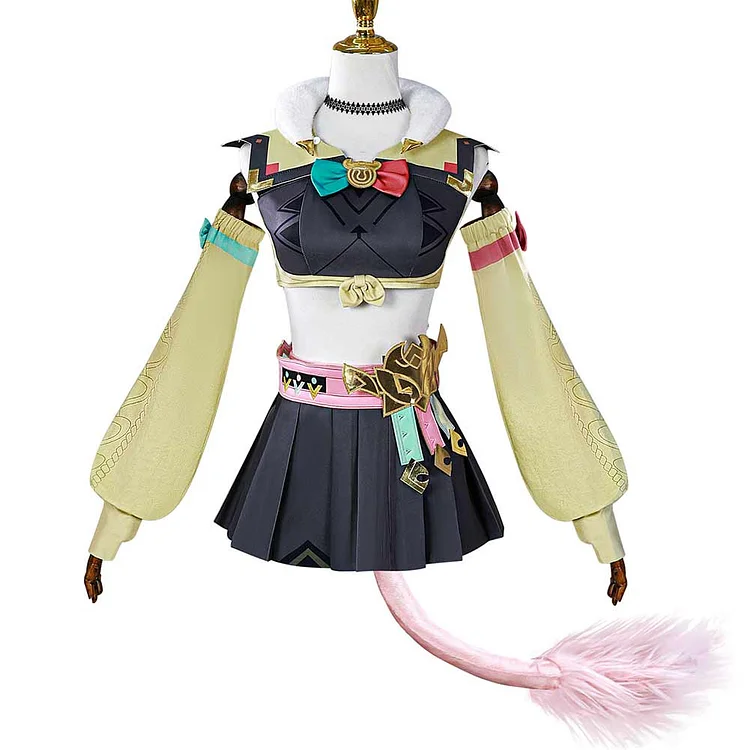 Genshin Impact Varesa Top Skirt Outfits Cosplay Costume Halloween Carnival Suit