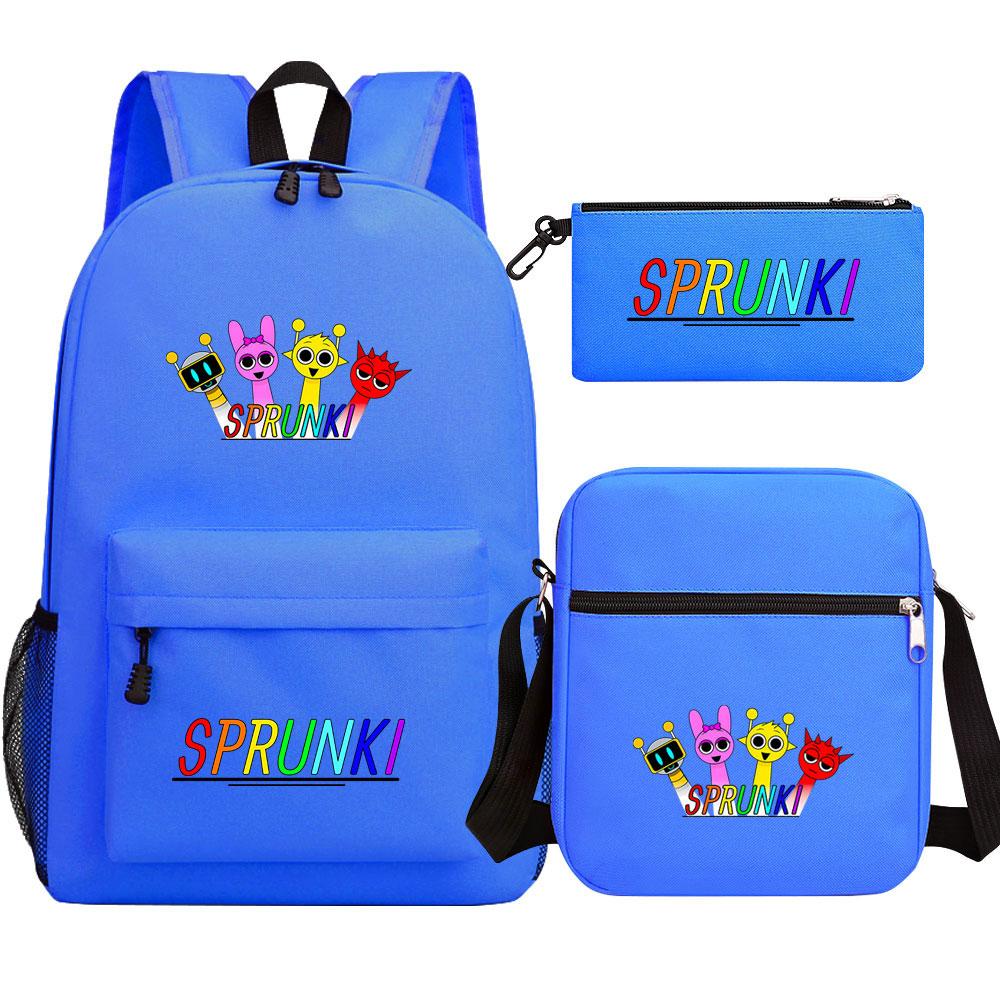 Mayoulove Sprunki Backpack Lightweight Design with Multiple Pockets for School Adventures-Mayoulove