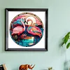 (Counted/Stamped) Flamingo - 18CT Cross Stitch 20*20cm/7.87*7.87in