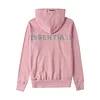 ESSENTIALS Hoodie Reflective Monogram Print Sweatshirt
