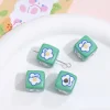 Lovely Chessboard Flower Dice Square Acrylic Beads DIY Jewelry