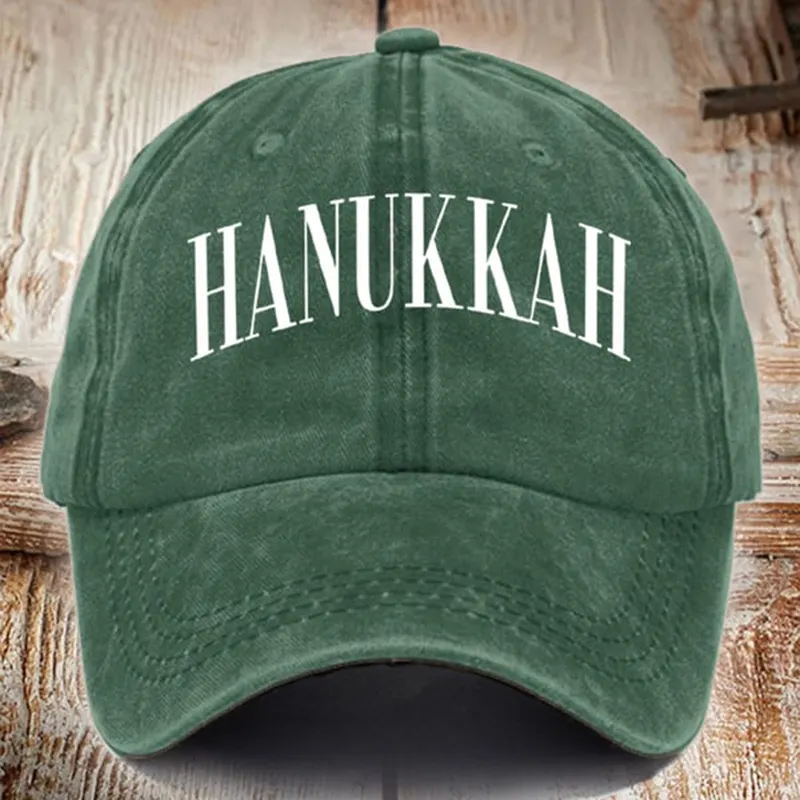 Unisex Hanukkah Print Hat