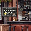 Welcome To Our Backyard Bar - Metal Tin Signs(8*12Inch/12*16Inch) - Bar