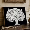 DIY Pearl Painting Butterfly Tree for Home Wall Decor with Frame(20x30cm)