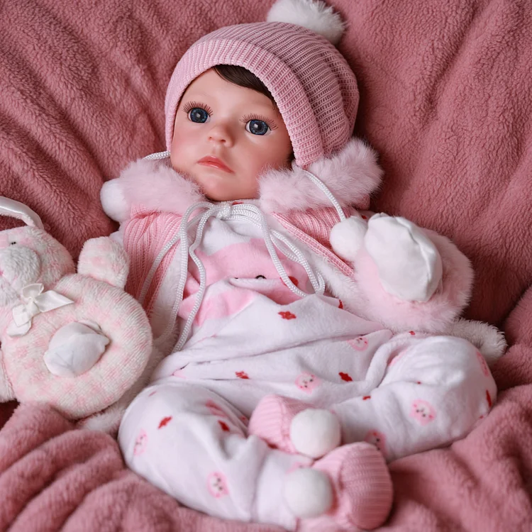 Babeside Quiet Reborn Baby Fido 20'' Little Infant Girl Best Gift for Kids
