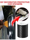 Carbon Fiber Anti Scratch Tape Waterproof Protection Film Cuttable for Car Trunk