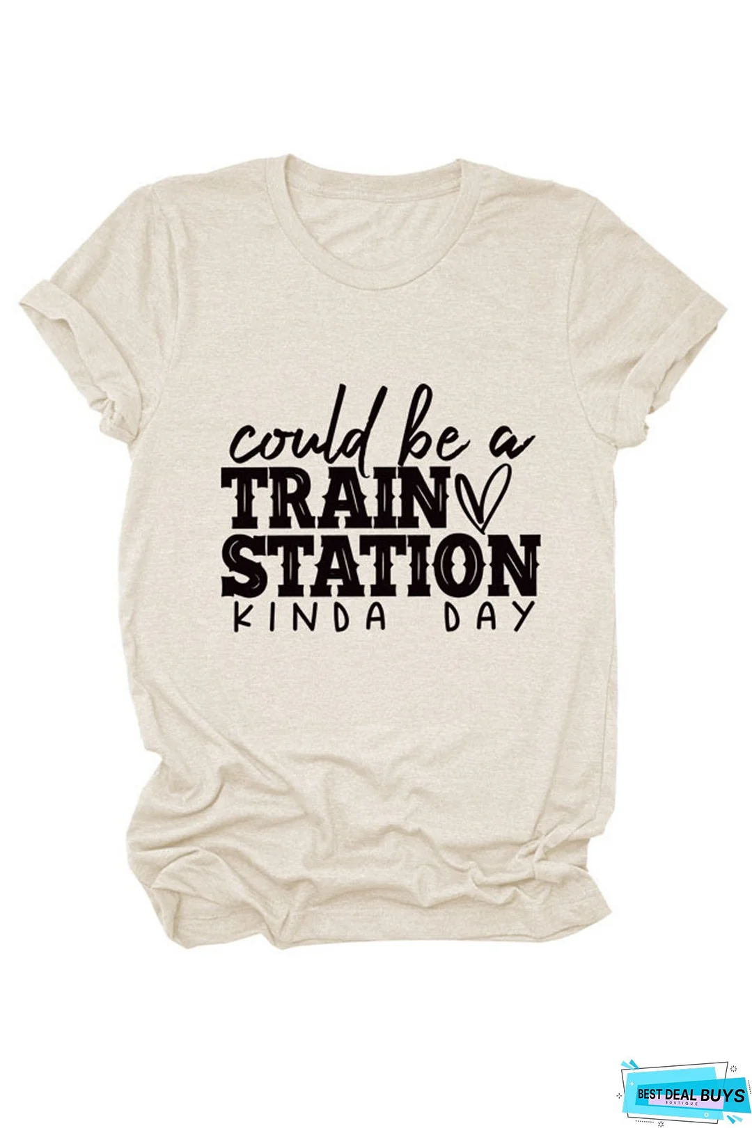 Could Be a Train Station Printed T-shirt