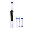 AZ-2 Pro Electric Toothbrush Rotating for Adults Deep Clean Power Battery Electric Tooth Brush + 4 Replaceable Tooth Brush Heads