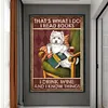 That'S What I Do I Read Books I Drink Wine And I Know Things-11CT Stamped Cross Stitch 40*60cm tapestrymarket
