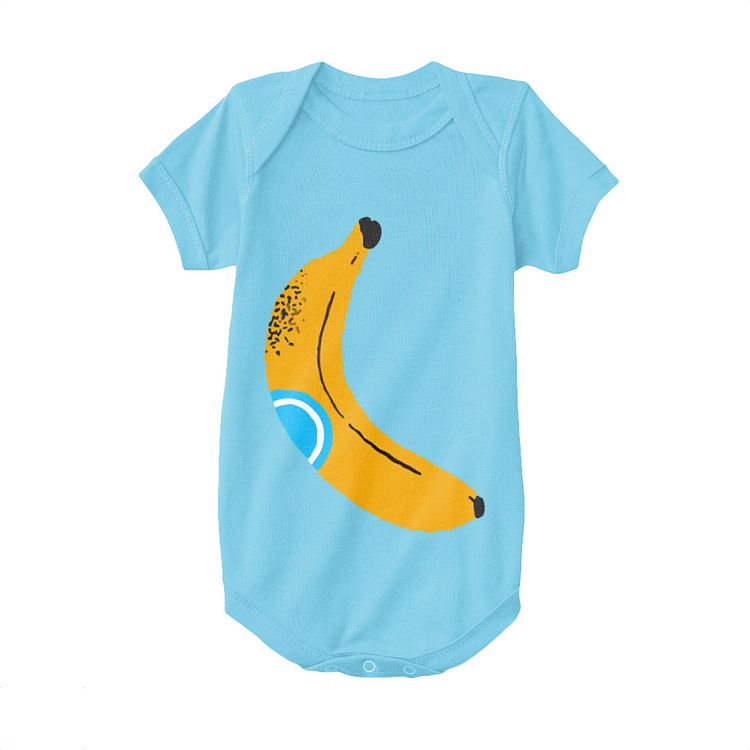 Banana Pop Art, Fruit Baby Onesie
