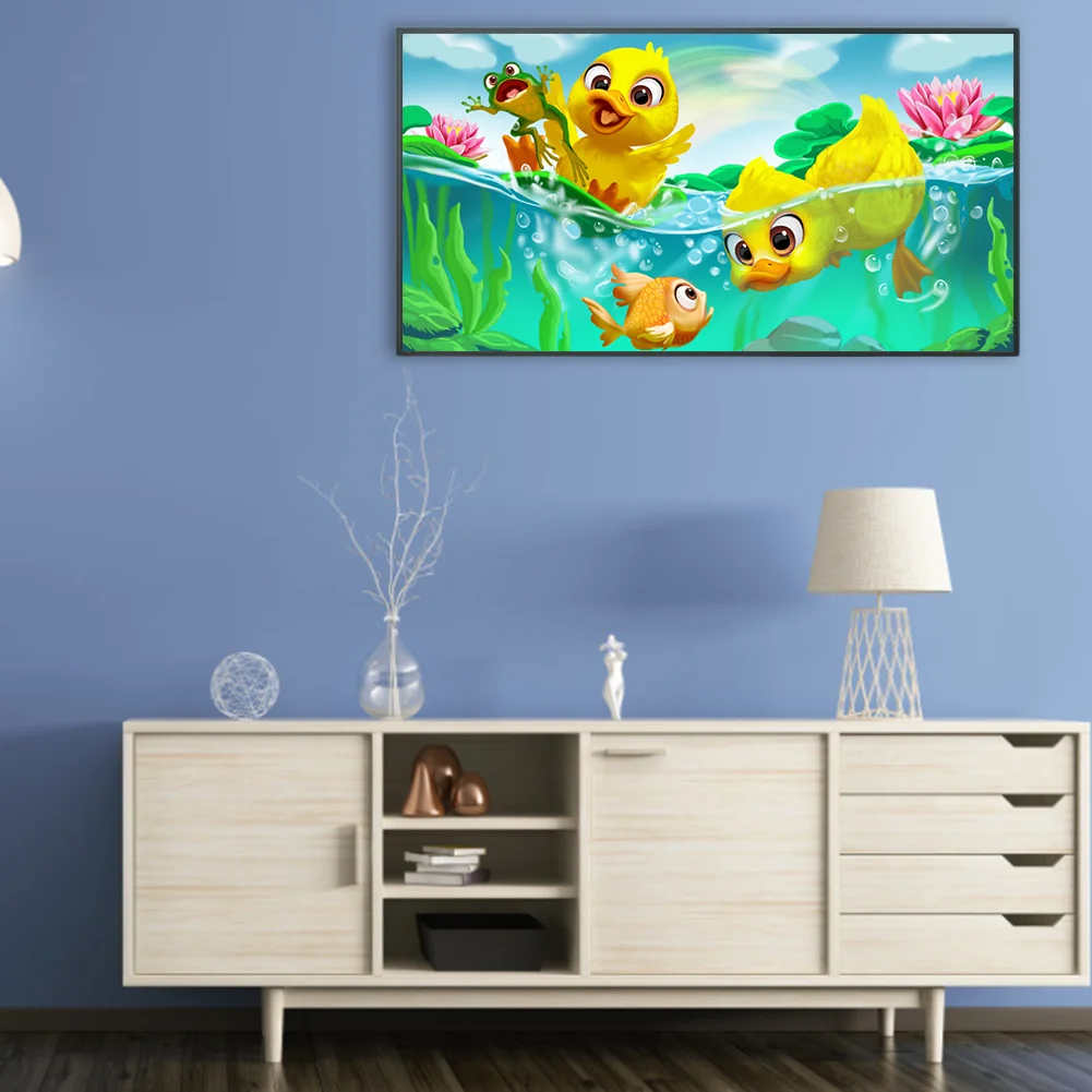Diamond Painting - Full Round Drill - Duck(60*30cm)