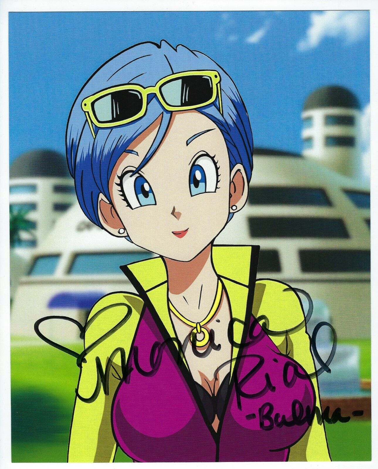 Monica Rial - Bulma signed Photo Poster painting