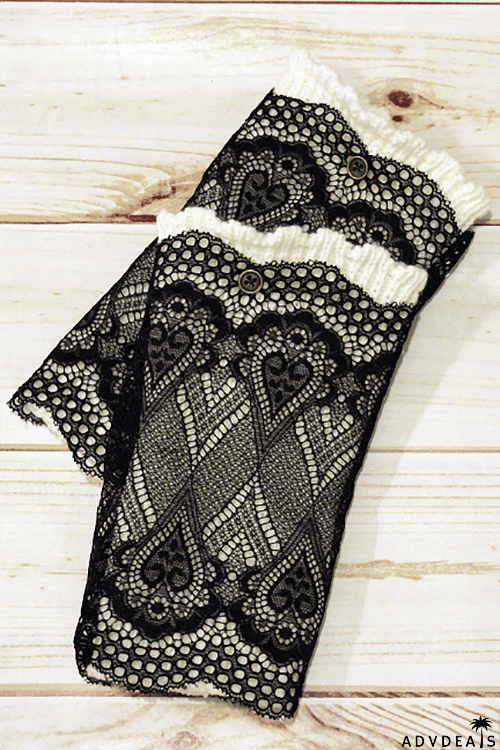 Lace Layered Boot Cuffs