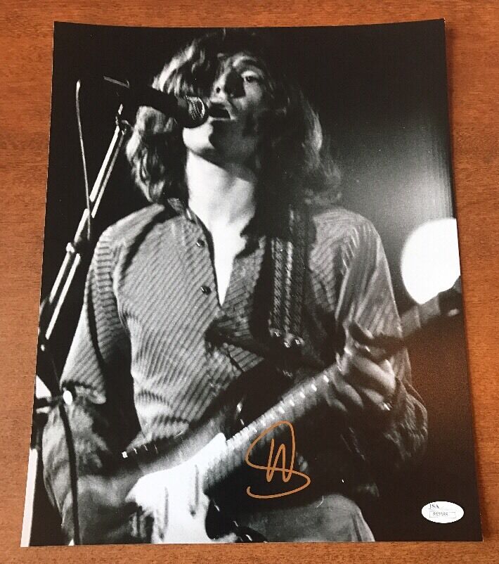 Steve Winwood Signed Authentic 11X14 Photo Poster painting Autographed JSA COA BLACK @ White