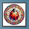 Stained Glass Ladybug - Full Round Drill Diamond Painting