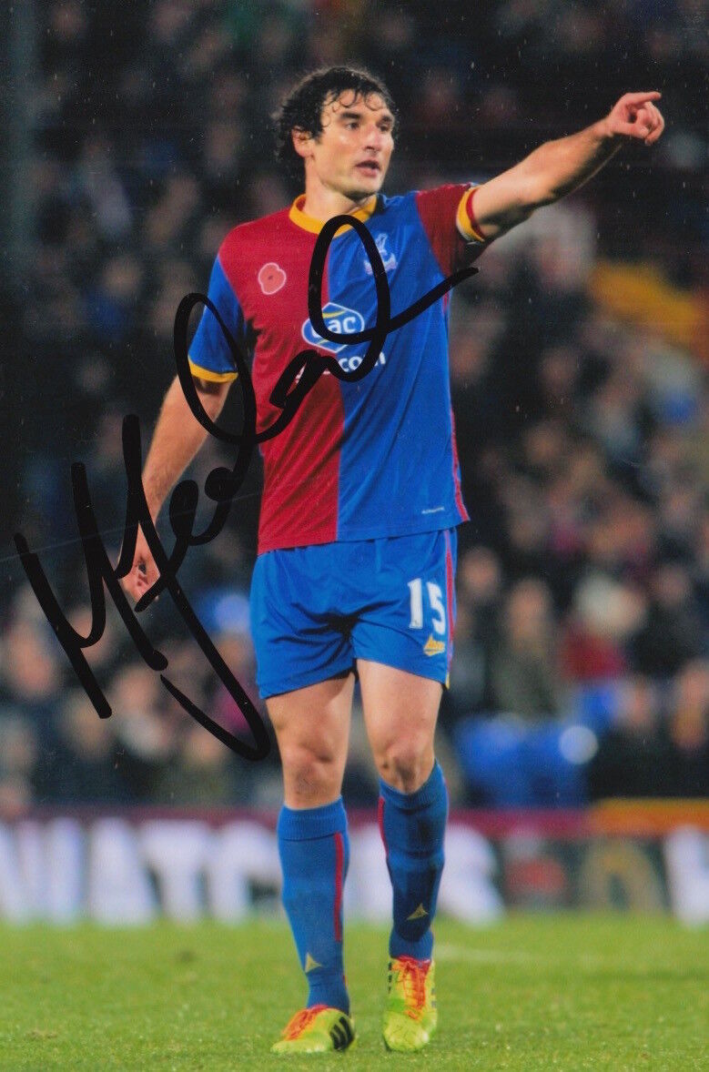 CRYSTAL PALACE HAND SIGNED MILE JEDINAK 6X4 Photo Poster painting 1.